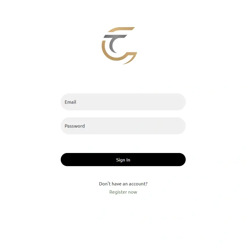 login page of oauth server